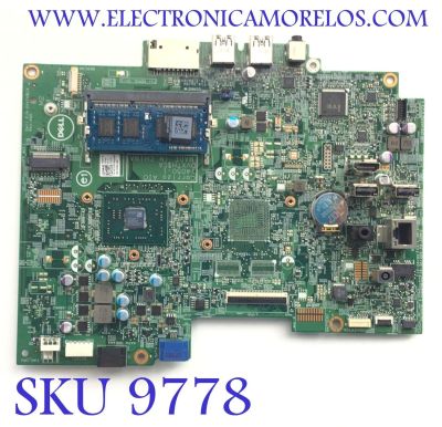 TARJETA MADRE TODO EN UNO PARA COMPUTADORA INPIRON DELL CON  PROCESADOR Y 4 GB DE MEMORIA RAM / NUMERO DE PARTE CN-053JT0 / DVXTH$CA / 14050-1 / CN-053JT0-WS200-7BS-000B-A008 / 053JT0 / 7BS-000B-A00 / CN-0NWMX1-WS200 / PANEL LM215WF3 (SL)(N1